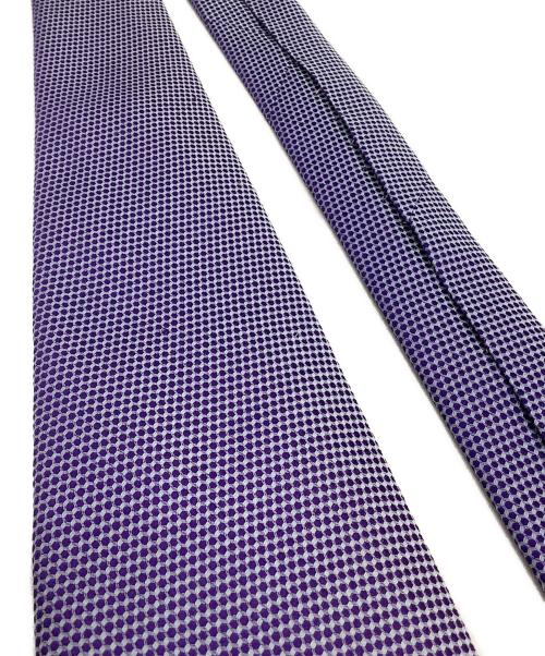 PRADA（プラダ）PRADA (プラダ) ネクタイ 	総柄 パープル サイズ:不明の古着・服飾アイテム