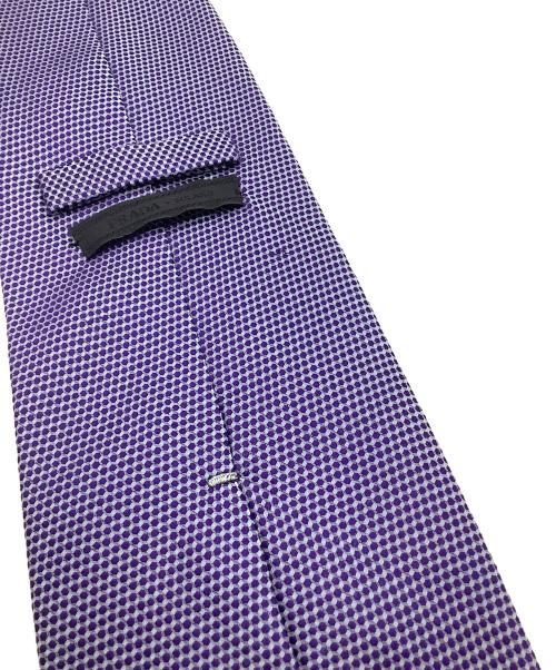 PRADA（プラダ）PRADA (プラダ) ネクタイ 	総柄 パープル サイズ:不明の古着・服飾アイテム