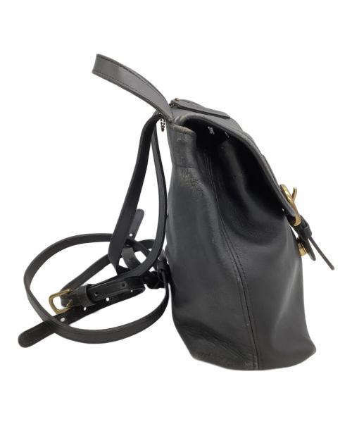 COACH（コーチ）COACH (コーチ) レザーリュック OLD COACH ブラックの古着・服飾アイテム