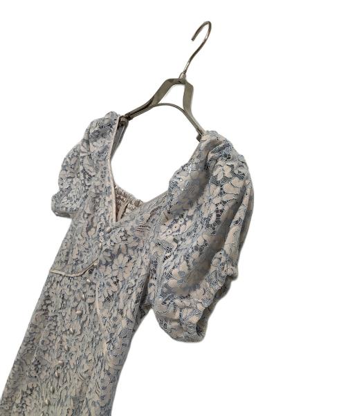 eimy istoire（エイミーイストワール）eimy istoire (エイミーイストワール) ツートンレースマーメイドワンピース ブラック サイズ:Mの古着・服飾アイテム