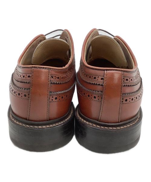 JOHNSTON&MURPHY（ジョンストン＆マーフィー）JOHNSTON&MURPHY (ジョンストン＆マーフィー) ウィングチップシューズ ブラウン サイズ:5 1/2の古着・服飾アイテム