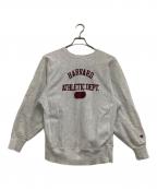 Championチャンピオン）の古着「リバースウィーブスウェット　＃刺繍タグ」｜ライトグレー