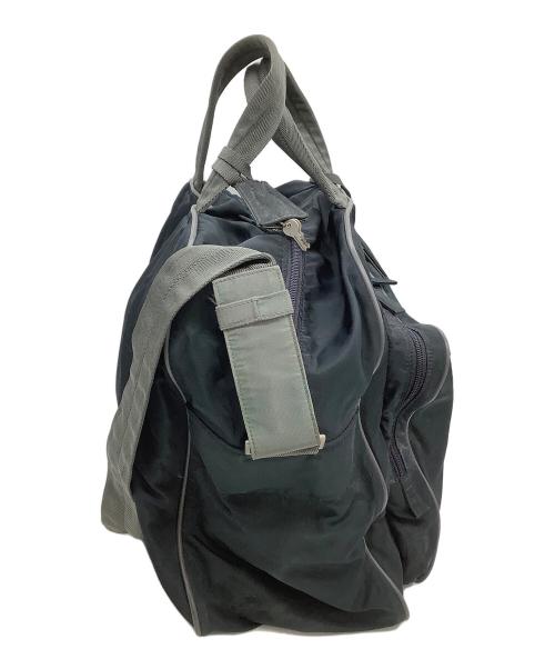 PRADA（プラダ）PRADA (プラダ) ボストンバッグ ブラック×グレーの古着・服飾アイテム