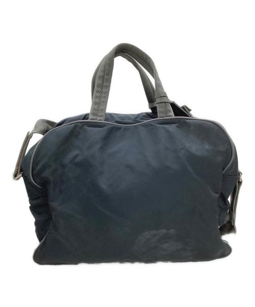 PRADA（プラダ）PRADA (プラダ) ボストンバッグ ブラック×グレーの古着・服飾アイテム