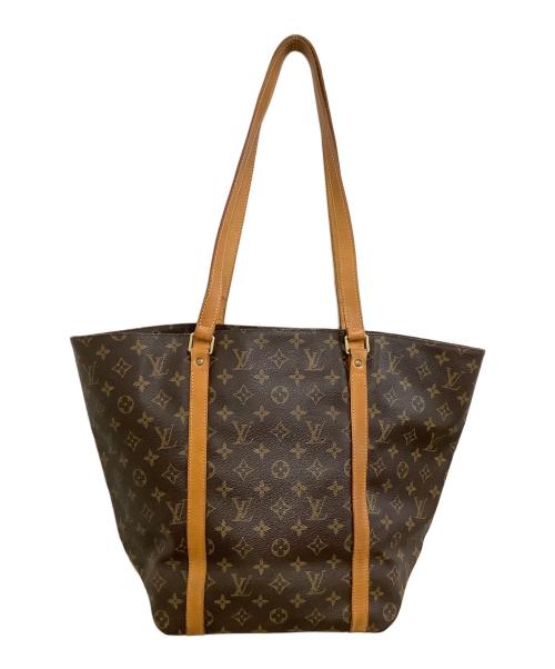 LOUIS VUITTON（ルイ ヴィトン）LOUIS VUITTON (ルイ ヴィトン) ショルダートートバッグ モノグラム  サックショッピング ブラウンの古着・服飾アイテム