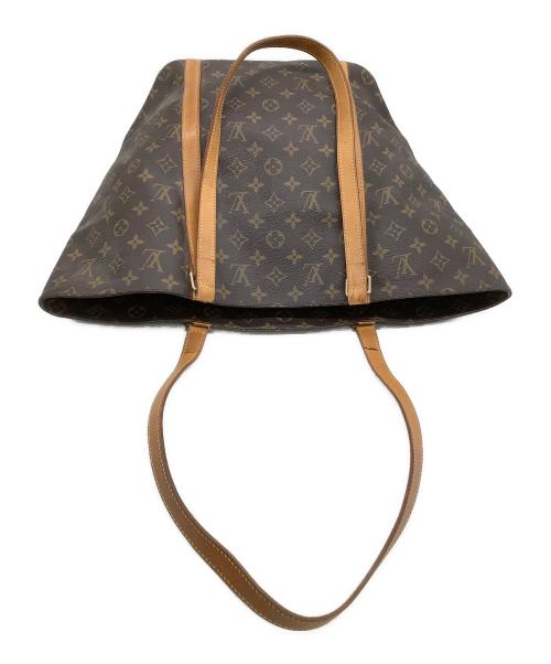 LOUIS VUITTON（ルイ ヴィトン）LOUIS VUITTON (ルイ ヴィトン) ショルダートートバッグ モノグラム  サックショッピング ブラウンの古着・服飾アイテム