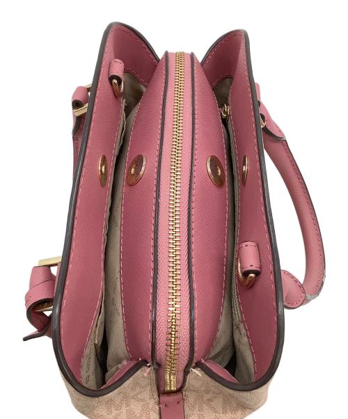 MICHAEL KORS（マイケル・コース）MICHAEL KORS (マイケルコース) 2WAYショルダーバッグ ピンクの古着・服飾アイテム