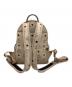 MCM (エムシーエム) リュック サイドスタッズバックパック ベージュ：25000円