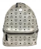 MCMエムシーエム）の古着「スタッズリュック ヴィセトス」｜ホワイト