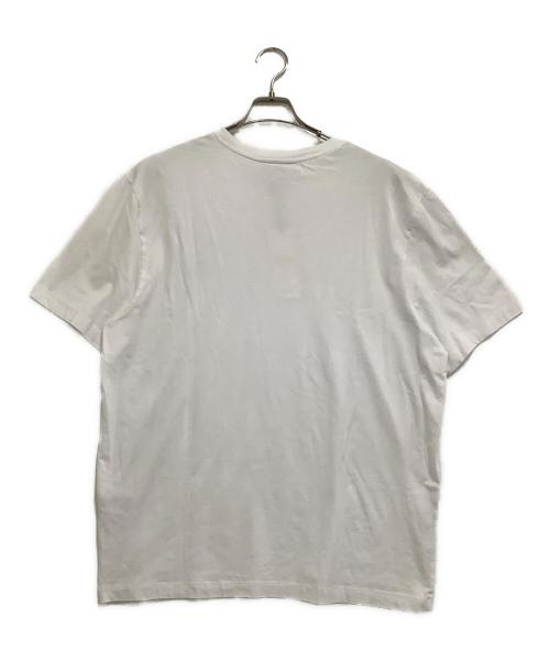 maison kitsune（メゾンキツネ）maison kitsune (メゾンキツネ) チラックスフォックスTシャツ ホワイト サイズ:XL 未使用品の古着・服飾アイテム