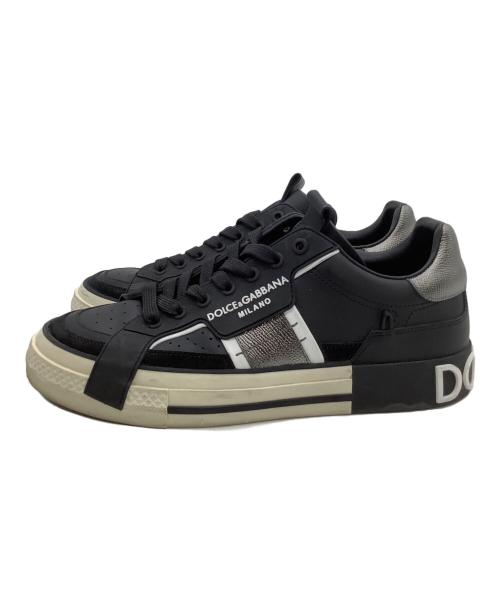 DOLCE & GABBANA（ドルチェ＆ガッバーナ）DOLCE & GABBANA (ドルチェ＆ガッバーナ) 2ZERO CUSTOM SNEAKERS ブラック サイズ:8の古着・服飾アイテム