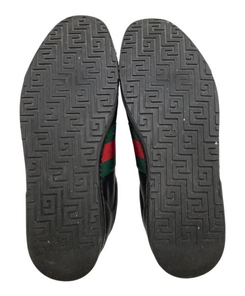 GUCCI（グッチ）GUCCI (グッチ) ローカットスニーカー ブラック サイズ:42の古着・服飾アイテム