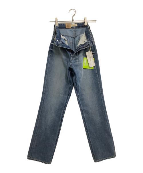 YANUK（ヤヌーク）YANUK (ヤヌーク) デニムパンツ　LOUISE (Straight) グレー サイズ:22 未使用品の古着・服飾アイテム