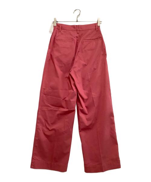 YANUK（ヤヌーク）YANUK (ヤヌーク) ワイドパンツ　タック ワイド トラウザーズ ピンク サイズ:M 未使用品の古着・服飾アイテム