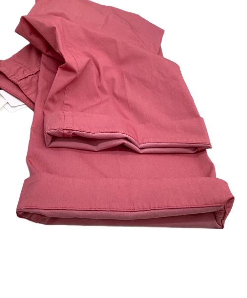 YANUK（ヤヌーク）YANUK (ヤヌーク) ワイドパンツ　タック ワイド トラウザーズ ピンク サイズ:M 未使用品の古着・服飾アイテム