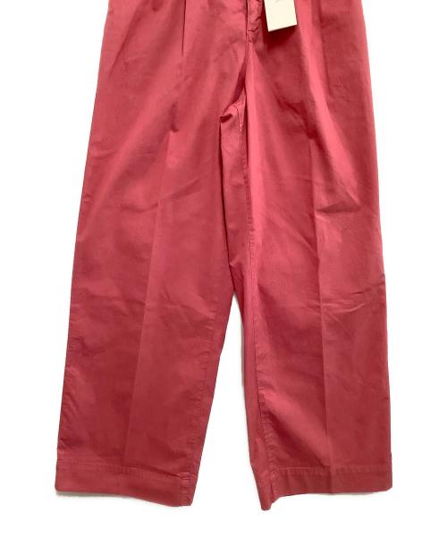 YANUK（ヤヌーク）YANUK (ヤヌーク) ワイドパンツ　タック ワイド トラウザーズ ピンク サイズ:M 未使用品の古着・服飾アイテム