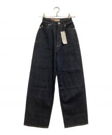 YANUK（ヤヌーク）の古着「デニムパンツ　JOAN LOOSE STRAIGHT」｜ブルー