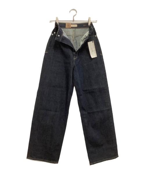 YANUK（ヤヌーク）YANUK (ヤヌーク) デニムパンツ　JOAN LOOSE STRAIGHT ブルー サイズ:22 未使用品の古着・服飾アイテム