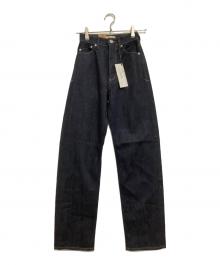 YANUK（ヤヌーク）の古着「パンツ　ボーイズストレート LEA」｜ブルー