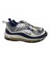 中古・古着 NIKE (ナイキ) ローカットスニーカー AIR MAX 98 ネイビー×ホワイト サイズ:26.5：5000円
