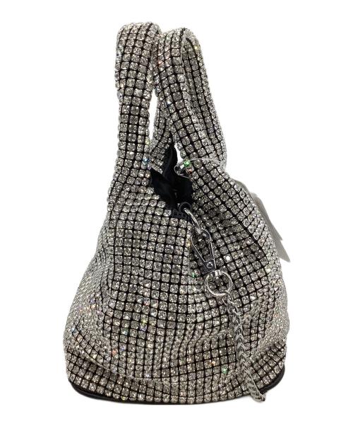 MARLON（マロン）MARLON (マロン) ラインストーン2WAYバッグ シルバー 未使用品の古着・服飾アイテム