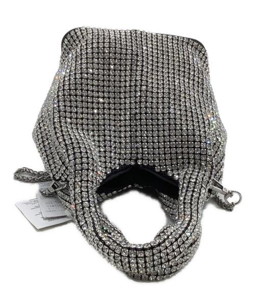 MARLON（マロン）MARLON (マロン) ラインストーン2WAYバッグ シルバー 未使用品の古着・服飾アイテム