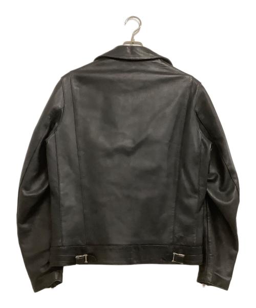 JAMES GROSE（ジェームスグロース）JAMES GROSE (ジェームスグロース) ABAHOUSE (アバハウス) ダブルライダースジャケット MANILA JACKET ブラック サイズ:40Sの古着・服飾アイテム
