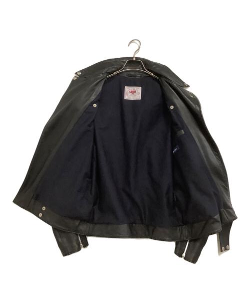 JAMES GROSE（ジェームスグロース）JAMES GROSE (ジェームスグロース) ABAHOUSE (アバハウス) ダブルライダースジャケット MANILA JACKET ブラック サイズ:40Sの古着・服飾アイテム