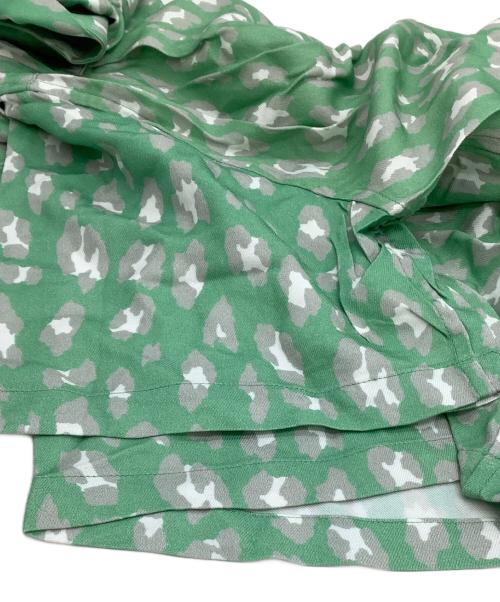 NEAT ALOHA（ニートアロハ）NEAT ALOHA (ニートアロハ) 開襟シャツ 総柄 グリーン×グレー サイズ:Lの古着・服飾アイテム