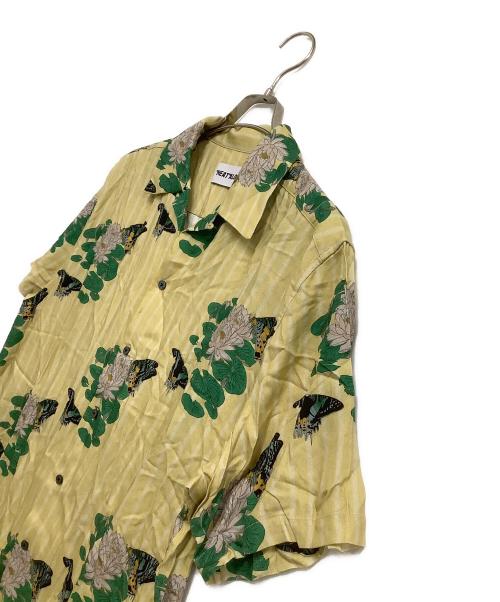 NEAT ALOHA（ニートアロハ）NEAT ALOHA (ニートアロハ) 開襟シャツ イエロー サイズ:Lの古着・服飾アイテム