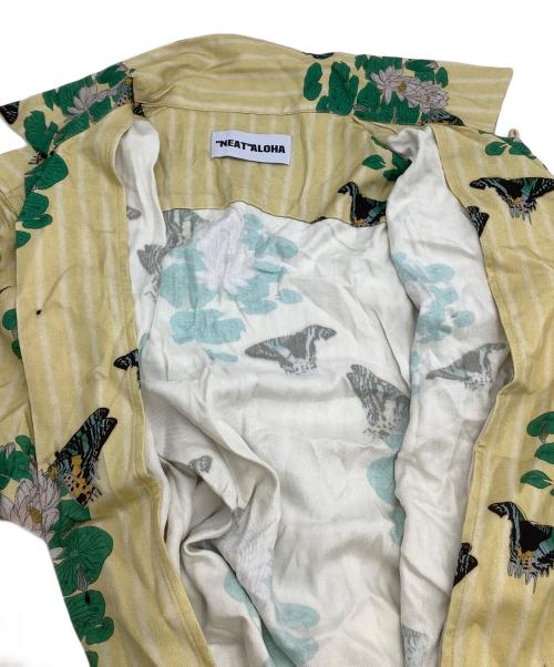NEAT ALOHA（ニートアロハ）NEAT ALOHA (ニートアロハ) 開襟シャツ イエロー サイズ:Lの古着・服飾アイテム