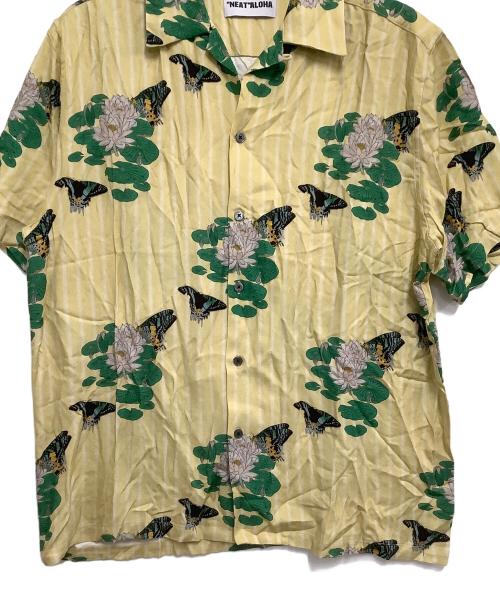 NEAT ALOHA（ニートアロハ）NEAT ALOHA (ニートアロハ) 開襟シャツ イエロー サイズ:Lの古着・服飾アイテム