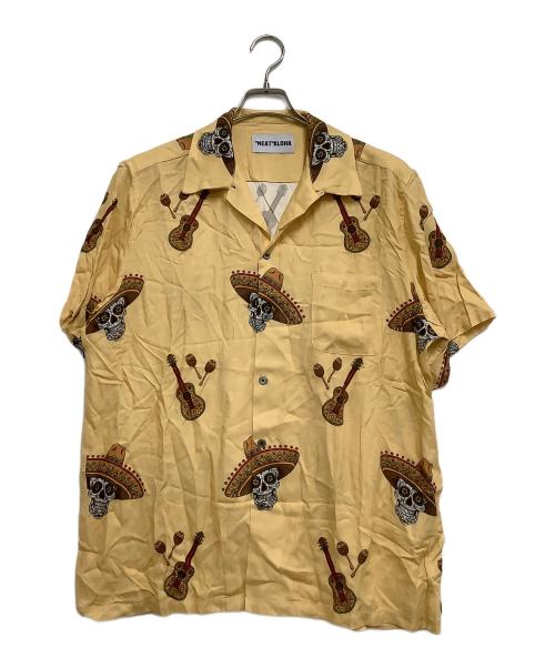 NEAT ALOHA（ニートアロハ）NEAT ALOHA (ニートアロハ) 長袖開襟シャツ オレンジ サイズ:Lの古着・服飾アイテム