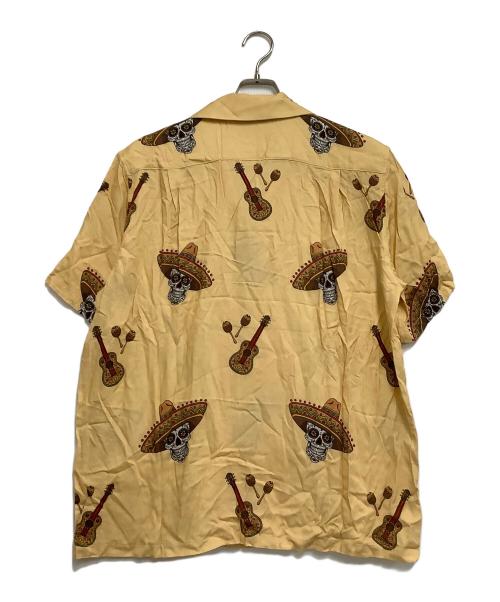 NEAT ALOHA（ニートアロハ）NEAT ALOHA (ニートアロハ) 長袖開襟シャツ オレンジ サイズ:Lの古着・服飾アイテム