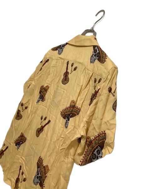 NEAT ALOHA（ニートアロハ）NEAT ALOHA (ニートアロハ) 長袖開襟シャツ オレンジ サイズ:Lの古着・服飾アイテム