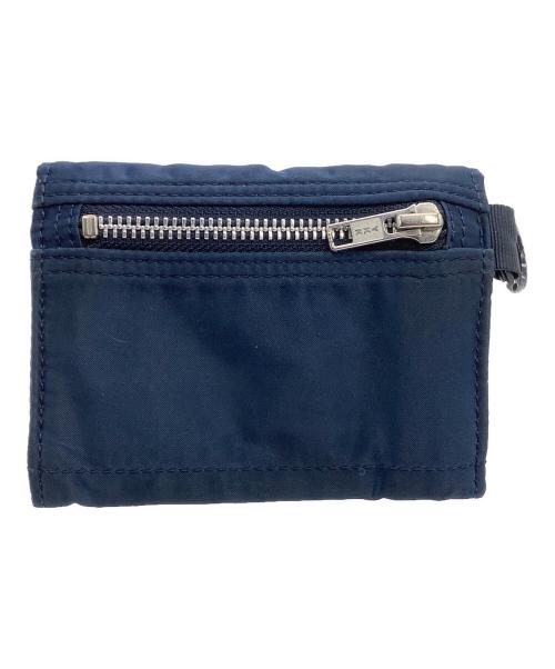 PORTER（ポーター）PORTER (ポーター) BEAMS (ビームス) 3つ折り財布 	40周年 ネイビーの古着・服飾アイテム