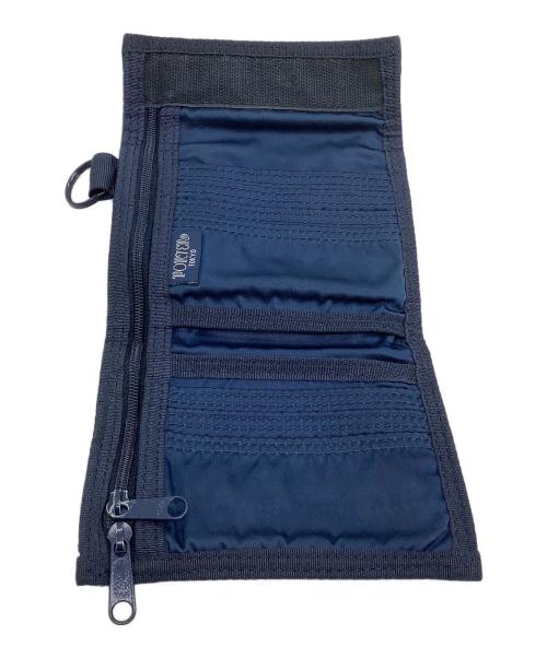 PORTER（ポーター）PORTER (ポーター) BEAMS (ビームス) 3つ折り財布 	40周年 ネイビーの古着・服飾アイテム