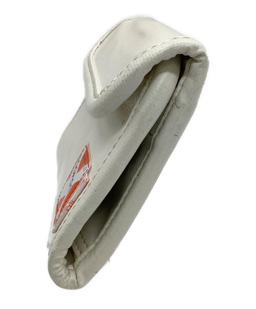 LUGGAGE LABEL（ラゲッジ レーベル）LUGGAGE LABEL (ラゲッジ レーベル) BEAMS (ビームス) 3つ折り財布 ホワイトの古着・服飾アイテム