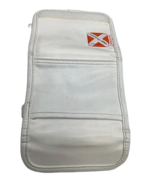 LUGGAGE LABEL（ラゲッジ レーベル）LUGGAGE LABEL (ラゲッジ レーベル) BEAMS (ビームス) 3つ折り財布 ホワイトの古着・服飾アイテム