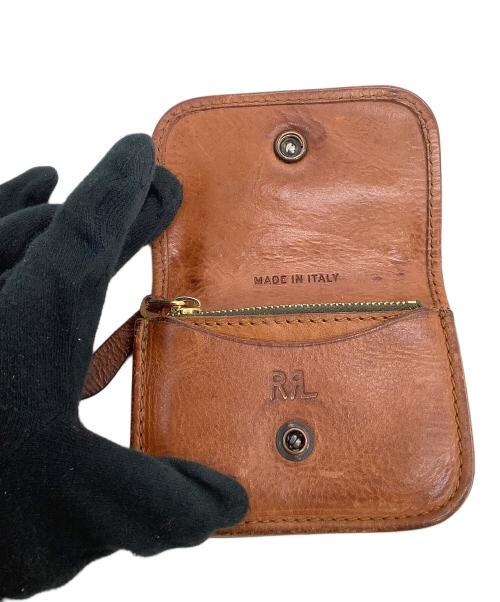 RRL（ダブルアールエル）RRL (ダブルアールエル) ミニウォレット ブラウンの古着・服飾アイテム