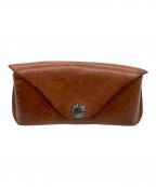 RRLダブルアールエル）の古着「コンチョメガネケース」｜ブラウン