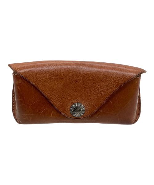 RRL（ダブルアールエル）RRL (ダブルアールエル) コンチョメガネケース ブラウンの古着・服飾アイテム