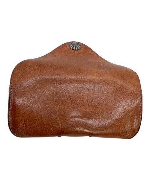 RRL（ダブルアールエル）RRL (ダブルアールエル) コンチョメガネケース ブラウンの古着・服飾アイテム