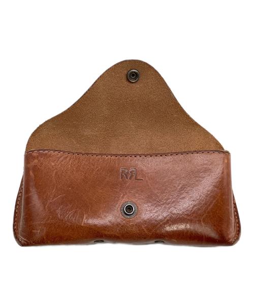 RRL（ダブルアールエル）RRL (ダブルアールエル) コンチョメガネケース ブラウンの古着・服飾アイテム
