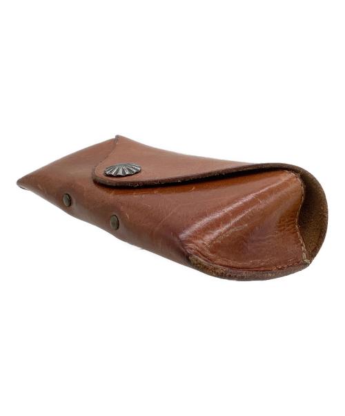 RRL（ダブルアールエル）RRL (ダブルアールエル) コンチョメガネケース ブラウンの古着・服飾アイテム