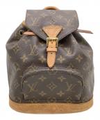 LOUIS VUITTONルイ ヴィトン）の古着「リュック モノグラム ミニモンスリ」｜ブラウン