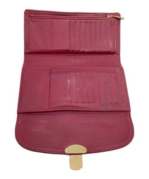 LOUIS VUITTON（ルイ ヴィトン）LOUIS VUITTON (ルイ ヴィトン) 長財布　ポルトフォイユ・アメリア ピンクの古着・服飾アイテム