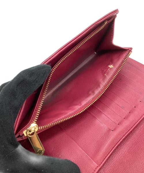 LOUIS VUITTON（ルイ ヴィトン）LOUIS VUITTON (ルイ ヴィトン) 長財布　ポルトフォイユ・アメリア ピンクの古着・服飾アイテム