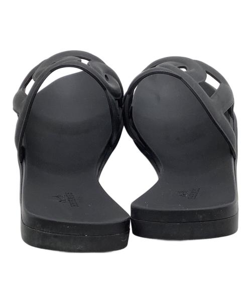 HERMES（エルメス）HERMES (エルメス) ラバーサンダル アロハ ブラック サイズ:36の古着・服飾アイテム