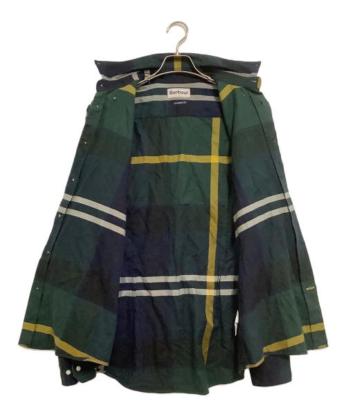 Barbour（バブアー）Barbour (バブアー) ボタンダウンシャツ ネイビー×グリーン サイズ:Mの古着・服飾アイテム